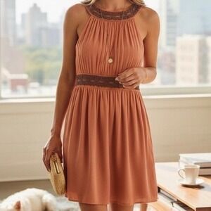 Alice & Olivia Silk Beaded Ruched Mini Dress – Size M‎ (Tag Removed)